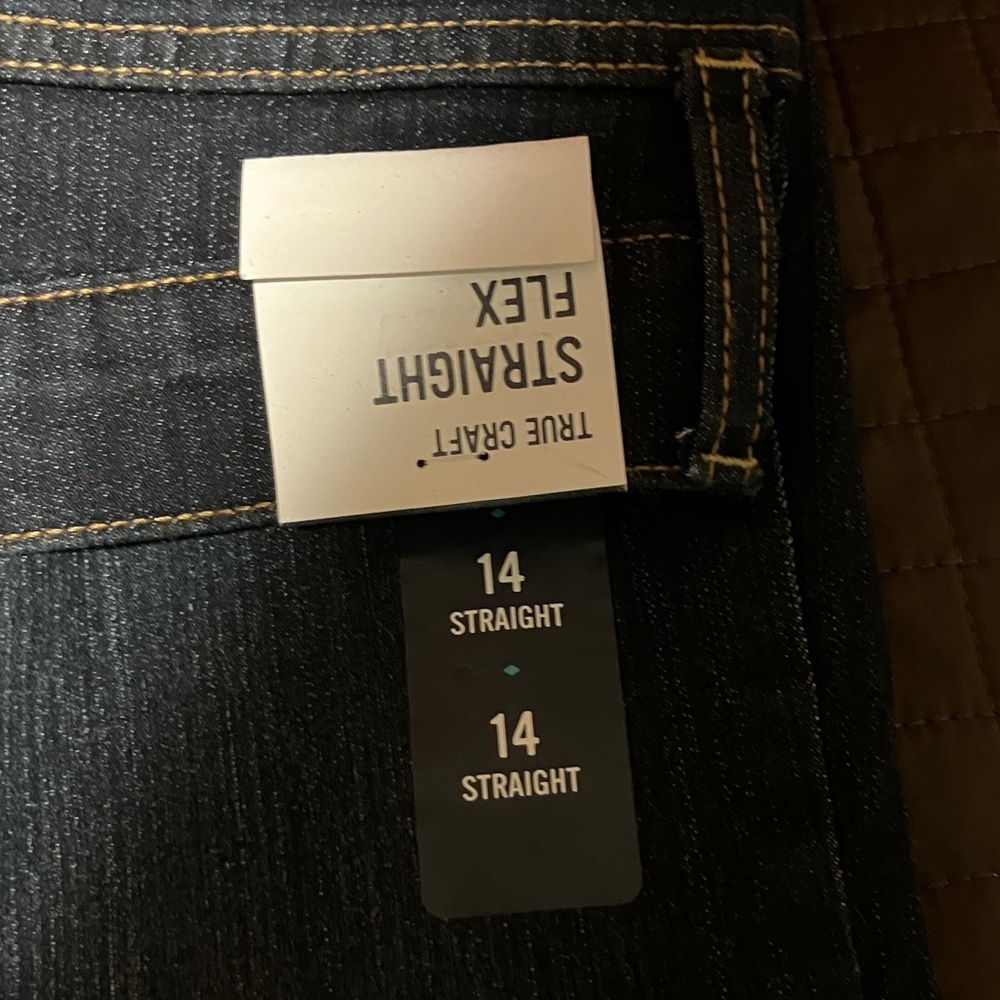 True Craft Dark Denim Straight Jeans